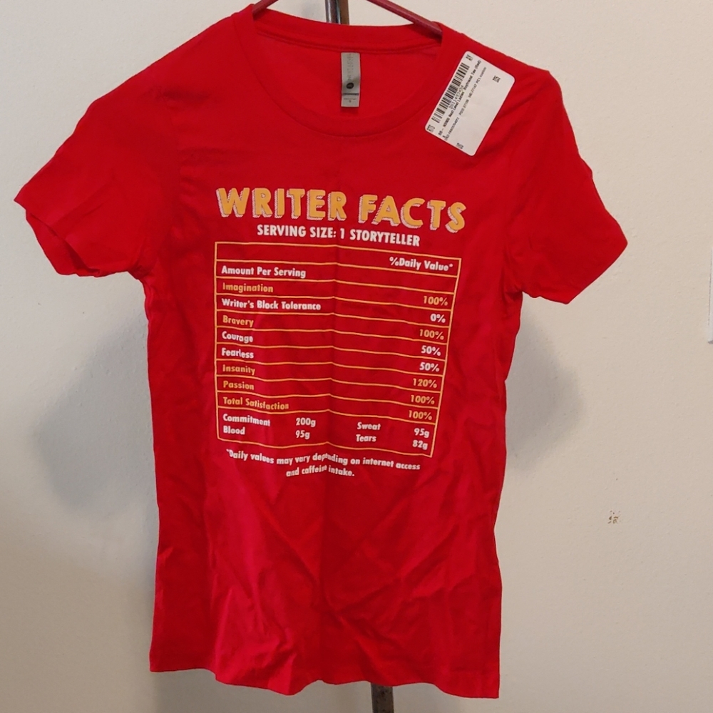 Nwt writer's t shirt!
